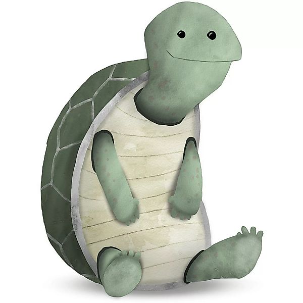 Komar Poster "Cute Animal Turtle", Schildkröten, (1 St.), Kinderzimmer, Sch günstig online kaufen