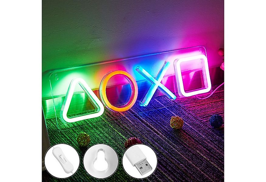 JIBENNEON LED Dekolicht Acryl LED-Neonschil Neon Sign USB Schalter Gaming W günstig online kaufen