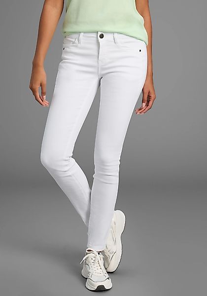 Arizona Skinny-fit-Jeans "mit Keileinsätzen", extra-enger Beinschnitt, nied günstig online kaufen