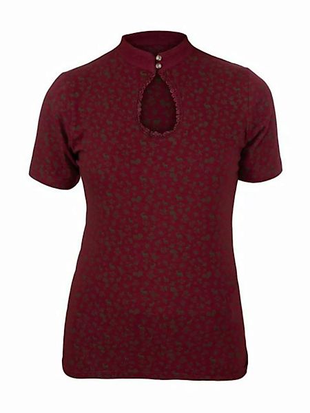 Hangowear Trachtenshirt T-Shirt QUANNA weinrot günstig online kaufen