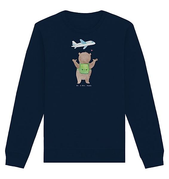 Mr. & Mrs. Panda Longpullover Bär Reisen Größe L - French Navy - Geschenk, günstig online kaufen