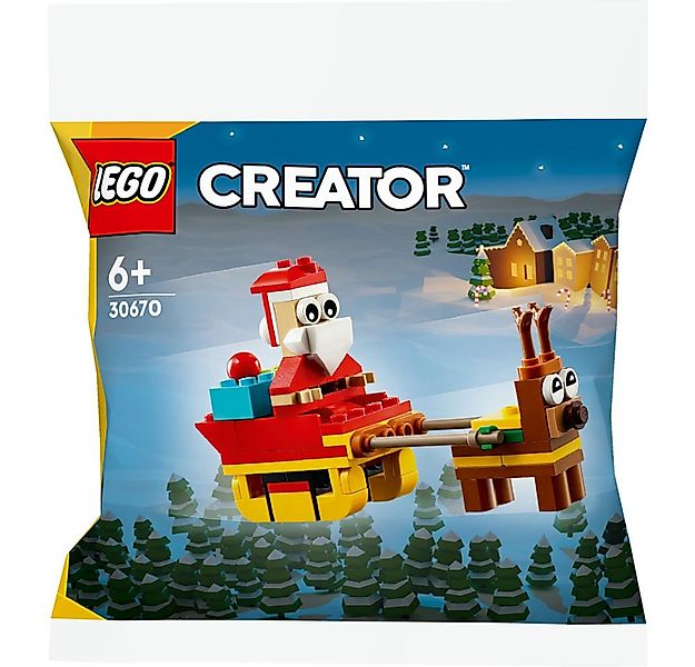 LEGO® Weihnachtsmann auf Schlittenfahrt Konstruktions-Spielset günstig online kaufen