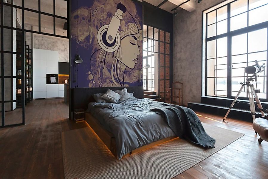 living walls Fototapete »ARTist Acryl Lady« günstig online kaufen