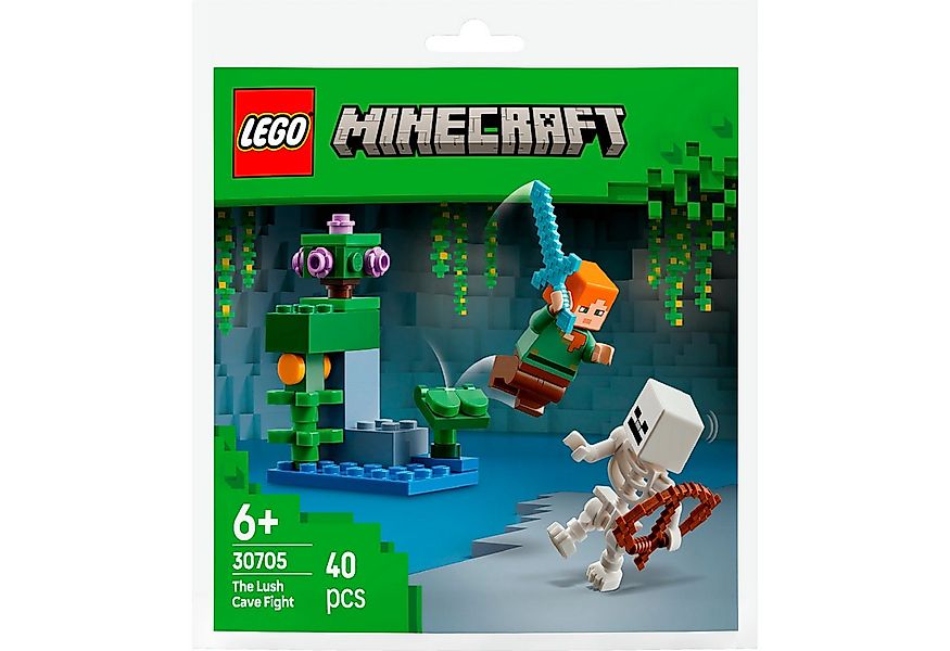 LEGO® LEGO Minecraft Showdown in der Üppigen Höhle, Spielbausteine günstig online kaufen
