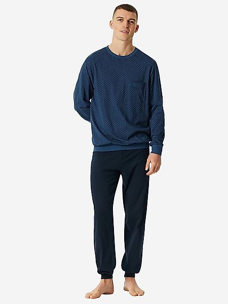 Schiesser Pyjama Comfort Essentials (2 tlg) schlafanzug schlafmode bequem günstig online kaufen