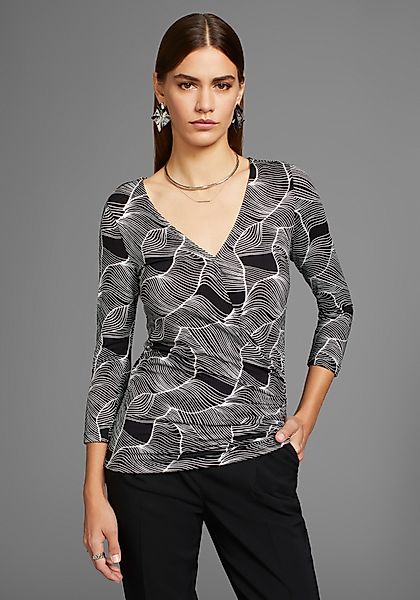 HECHTER PARIS 3/4-Arm-Shirt mit modernem Print günstig online kaufen