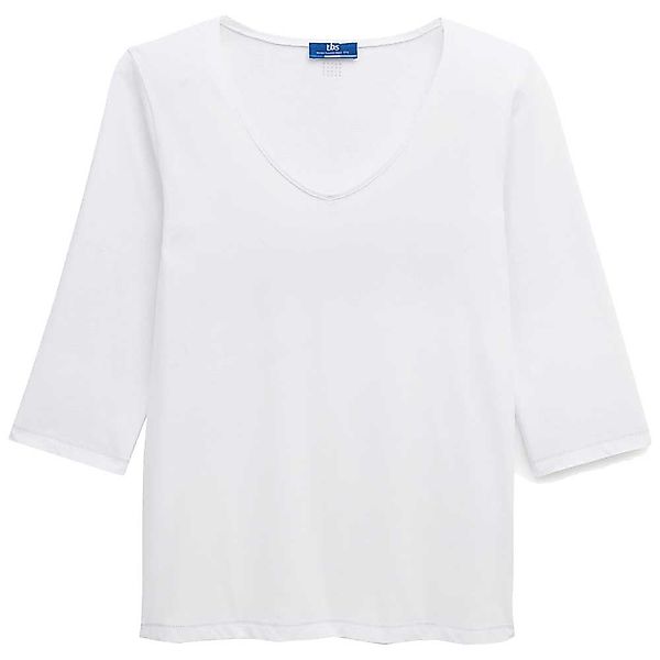 Tbs Maudetee 3/4 Ärmel Runden Nacken T-shirt XL White günstig online kaufen