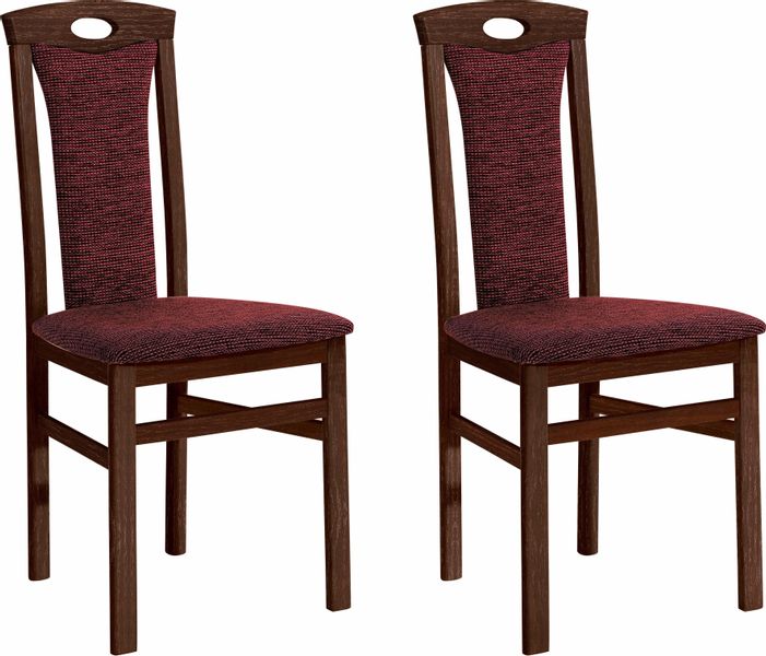 Home affaire 4-Fußstuhl "Kasia" (Set) 2 Stk. Struktur günstig online kaufen
