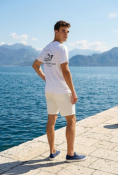 n.c. T-Shirt maritimes Rundhalsshirt aus feiner Baumwolle günstig online kaufen