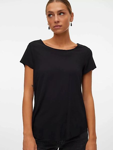 Vero Moda Blusenshirt "VMBELLA SS TOP WVN GA NOOS" günstig online kaufen