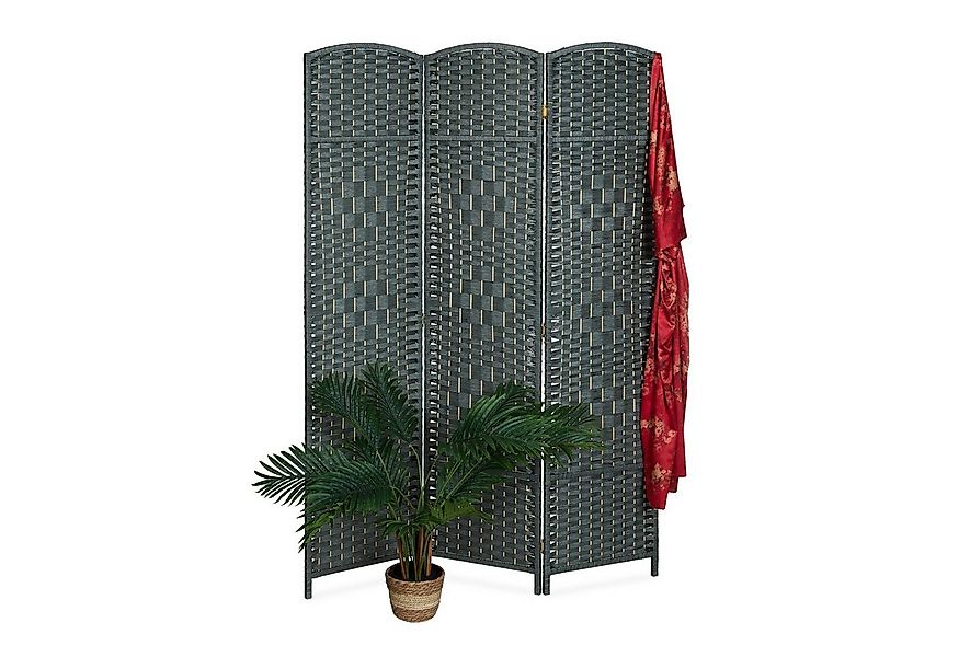 relaxdays Paravent in Grau günstig online kaufen