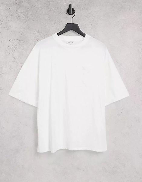 Topshop – Boysie – T-Shirt in Ecru-Neutral günstig online kaufen
