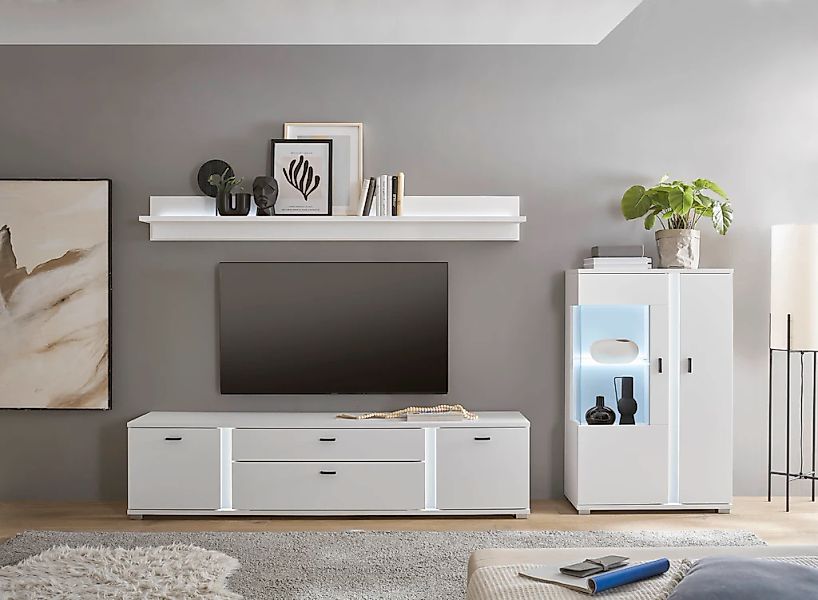 INOSIGN Wohnwand "LONG ISLAND" Set, 3 Stk. tlg. günstig online kaufen