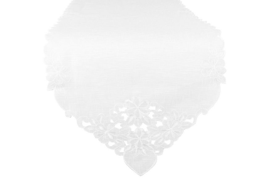 Arsvita Tischläufer bestickt 140x35cm Platzdecke (1-tlg), Tischdecke mit de günstig online kaufen