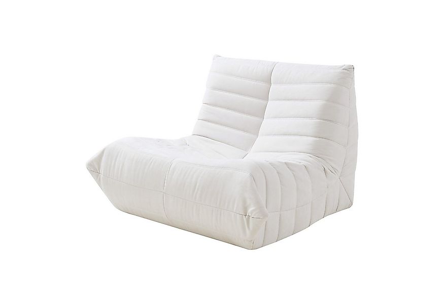 en.casa Sitzsack, »Kodsø« Bodensessel mit Rückenlehne 75 x 90 x 100 cm Mikr günstig online kaufen