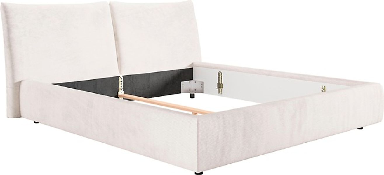 PLACES OF STYLE Polsterbett »Priora in 4 Breiten bis 200cm« auch in NaturLE günstig online kaufen