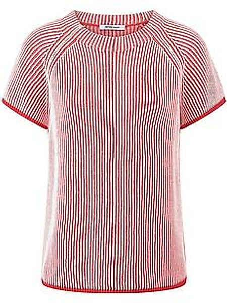 Rundhals-Pullover Peter Hahn rot günstig online kaufen