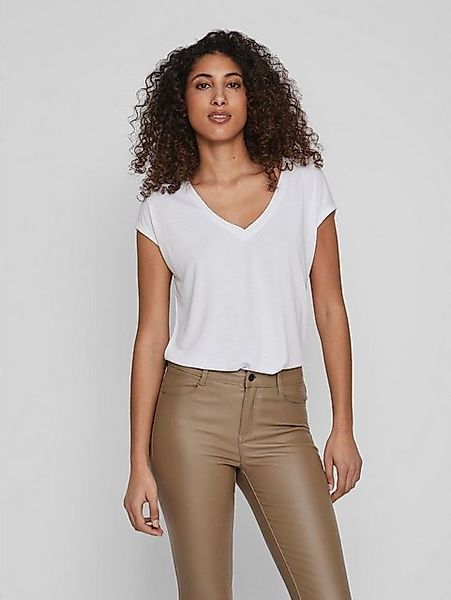 Vila T-Shirt Basic V-Neck Oberteil VIMODALA VIMODALA V-NECK S/S TOP - NOOS günstig online kaufen