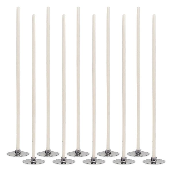 DistrEbution Stumpenkerze Kerzendocht 10 cm gewachst,10/50/100/500 günstig online kaufen