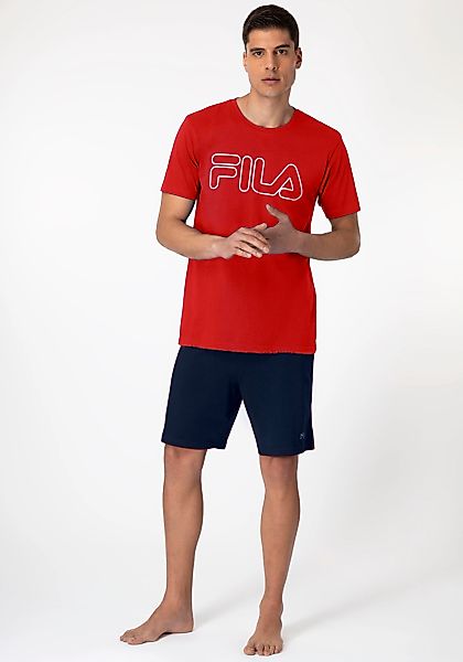 Fila Shorty "MAN JERSEY PYJAMAS", (2-tlg.), mit bequemen Shorts, Kurzarm, L günstig online kaufen