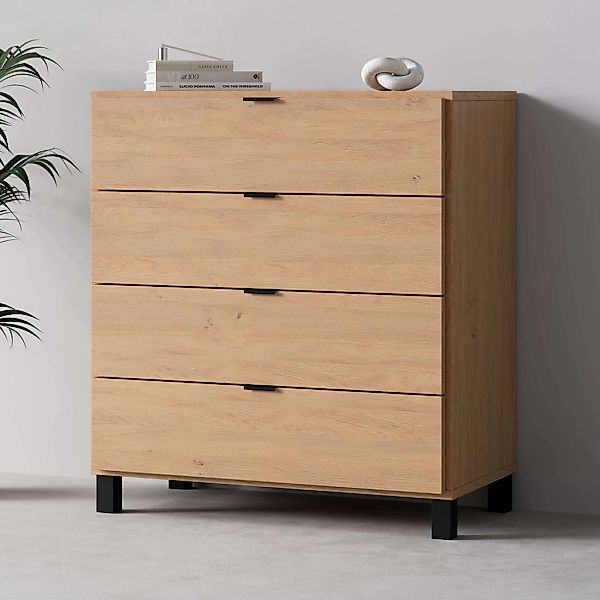 VOX Kommode "SIMPLE Sideboard mit 4 Schubladen, Maße B/T/H: 90/47/94,5 cm", günstig online kaufen