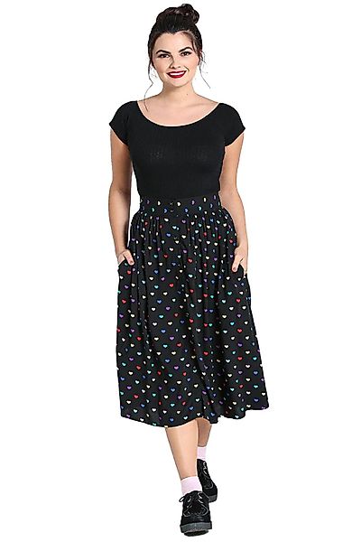 Hell Bunny A-Linien-Rock True Love Retro günstig online kaufen