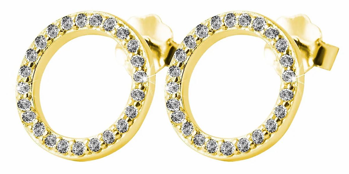 Adelia´s Paar Ohrhänger "Damen Ohrringe – Ohrstecker aus 925 Silber mit Zir günstig online kaufen