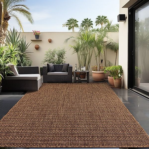 Ayyildiz Teppiche Outdoorteppich »ZAGORA 4513«, rechteckig, 5 mm Höhe, Läuf günstig online kaufen