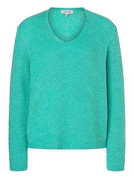 MORE&MORE Rundhalspullover kuscheliger Rippstrickpullover günstig online kaufen