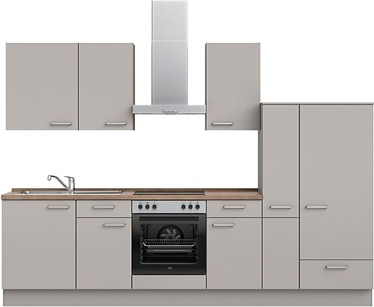 nobilia® Küchenzeile »"Touch I"« vormontiert, Ausrichtung wählbar, Breite 3 günstig online kaufen