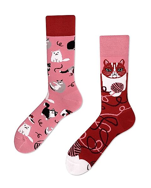 Many Mornings Freizeitsocken Many Mornings Socken Playful Cat (1 Paar, 1-Pa günstig online kaufen