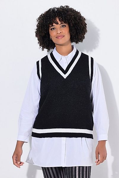 Angel of Style Strickpullover Pullunder Loose Fit Leo-Totenkopf günstig online kaufen