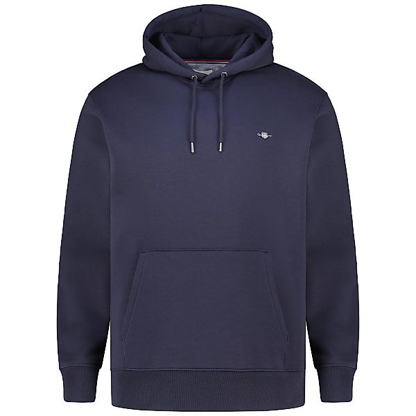 Gant Basic-Hoodie aus Baumwoll-Mix Farbe dunkelblau Größe: 3XL günstig online kaufen