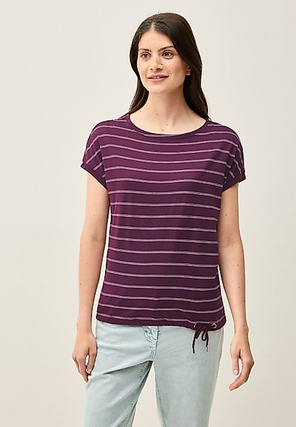 CECIL T-Shirt mit Tunnelzugsaum günstig online kaufen