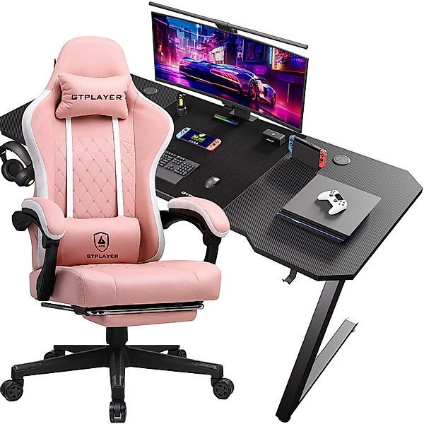 GTPLAYER Gaming-Stuhl Ergonomischer Gaming Sessel Schreibtischstuhl günstig online kaufen