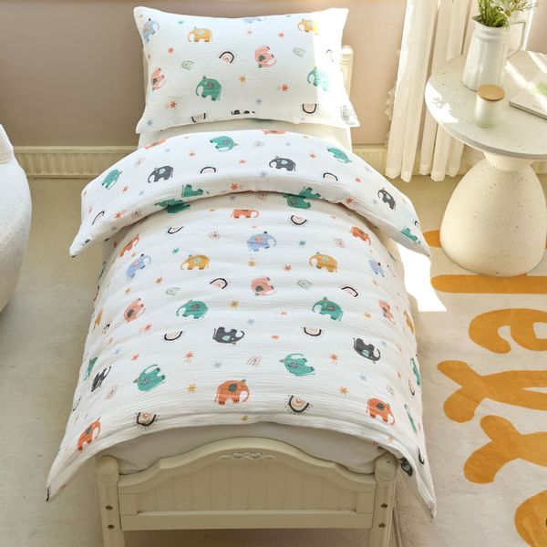 KEAYOO Kinderbettwäsche Muslin Bettwäsche Baumwolle Double günstig online kaufen