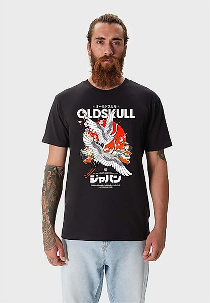 Oldskull T-Shirt ASIAN CRANE BEAUTY (1-tlg) mit coolem Print günstig online kaufen