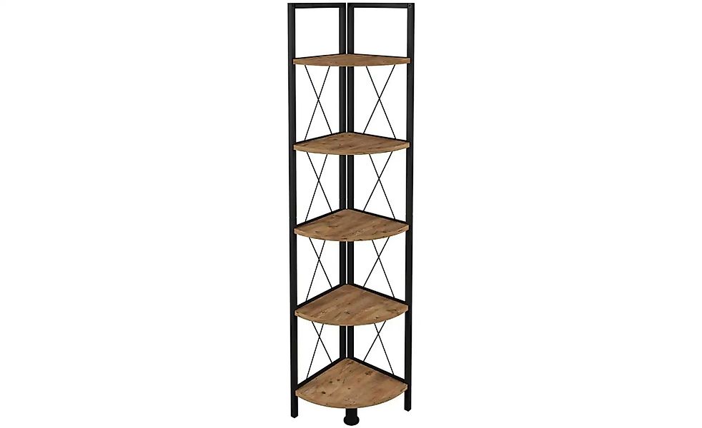 VCM Standregal Holz Metall Eckregal Bücher günstig online kaufen