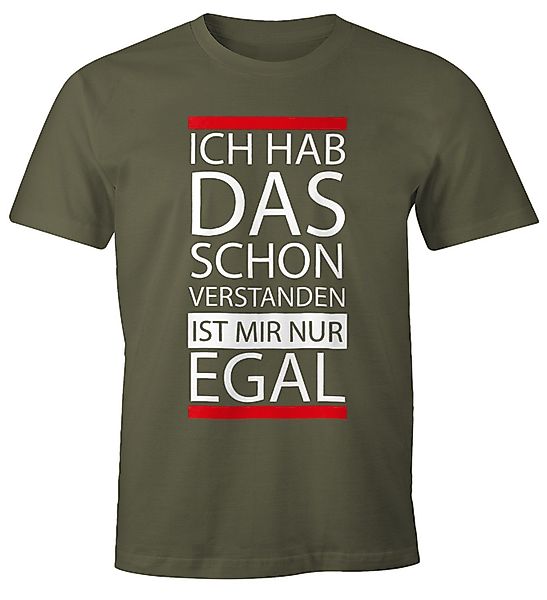 MoonWorks Print-Shirt Herren T-Shirt - Ich günstig online kaufen