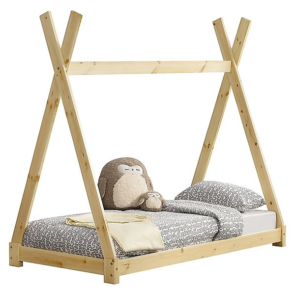 en.casa Kinderbett, »Onejda« Kinderbett Tipi Bett günstig online kaufen