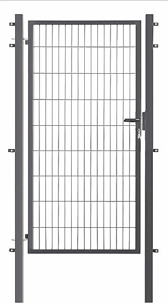 GARDEN N MORE Zauneinzeltür "Einzeltor Excellent" 183 cm hoch, anthrazit günstig online kaufen