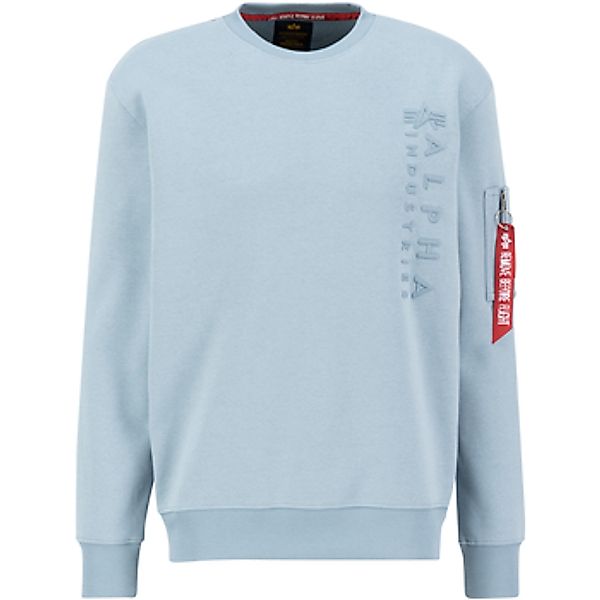 Alpha  Sweatshirt Embroidery Sweater - greyblue günstig online kaufen