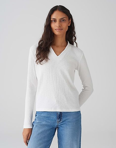 OPUS V-Shirt Longsleeve SIWENA Slim aus günstig online kaufen
