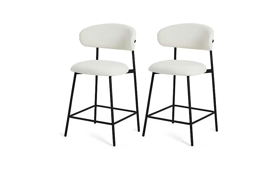 Furnhouse Barstuhl 2er-Set  Diana ¦ creme ¦ Maße (cm): B: 52 H: 103 Polster günstig online kaufen