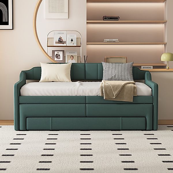 STILVORA Schlafsofa Polsterbett 90x200 mit Schubladen,Tagesbett günstig online kaufen