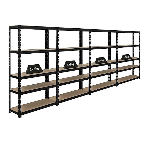 PROREGAL® Schwerlastregal MegaDeal 4 Stück APOLLO 150x90x30cm Fachlast 175k günstig online kaufen