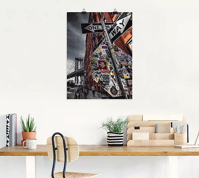Artland Wandbild »New York Street Fotografie«, Amerika, (1 St.) günstig online kaufen
