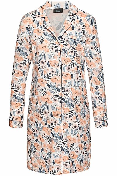 Vivance Dreams Umstandsnachthemd aufgesetzte Tasche Schöner Allover-Print günstig online kaufen