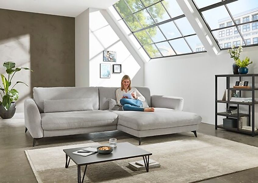 Die PlanBar Ecksofa "MP-IN23149 L-Form", Kaltschaumpolsterung mit SoftSitz, günstig online kaufen