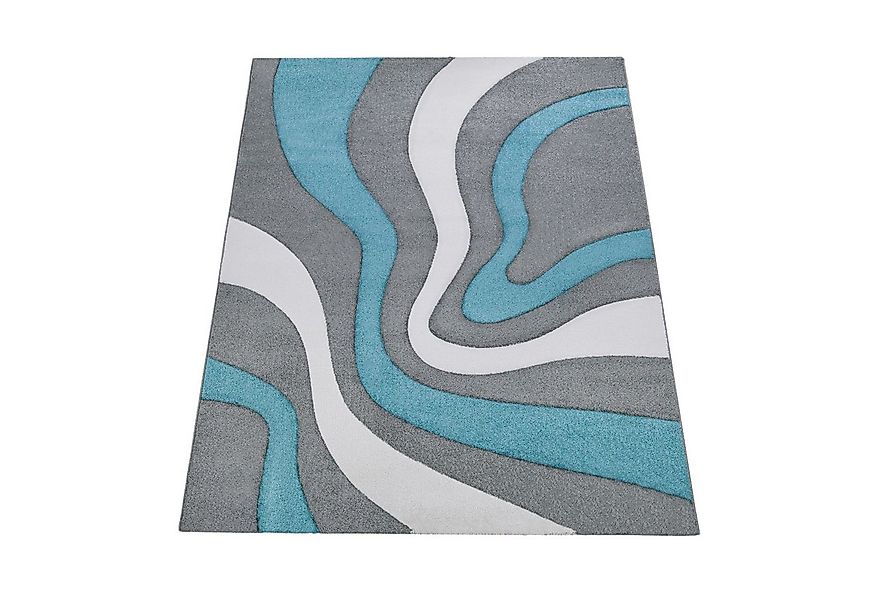 KADIMA DESIGN Teppich Abstrakt Wohnzimmer schmutzabweisend Teppich Kurzflor günstig online kaufen